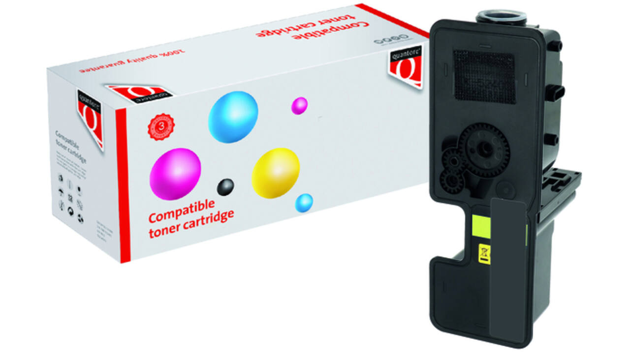 Toner Quantore alternatief tbv Kyocera TK-5230Y geel