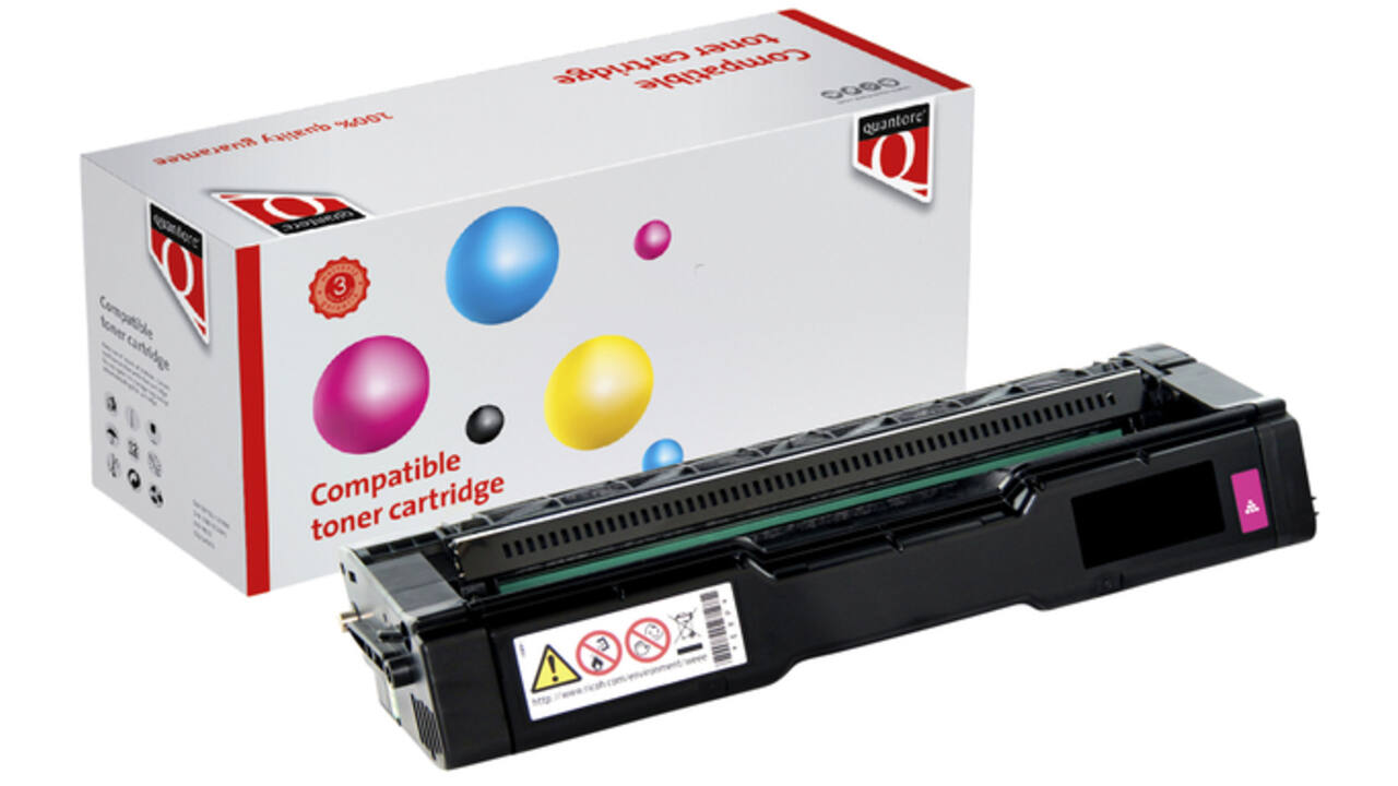 Toner Quantore alternatief tbv Ricoh 407718 rood