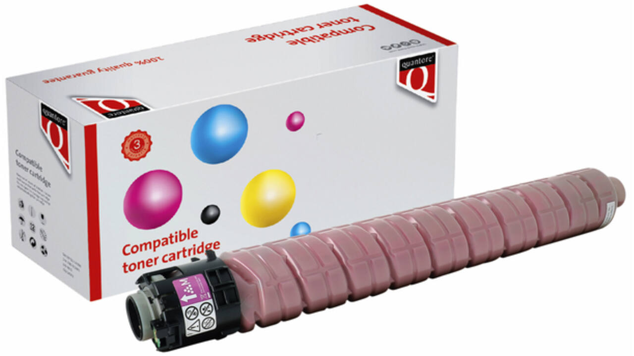 Toner Quantore alternatief tbv Ricoh 841927 rood