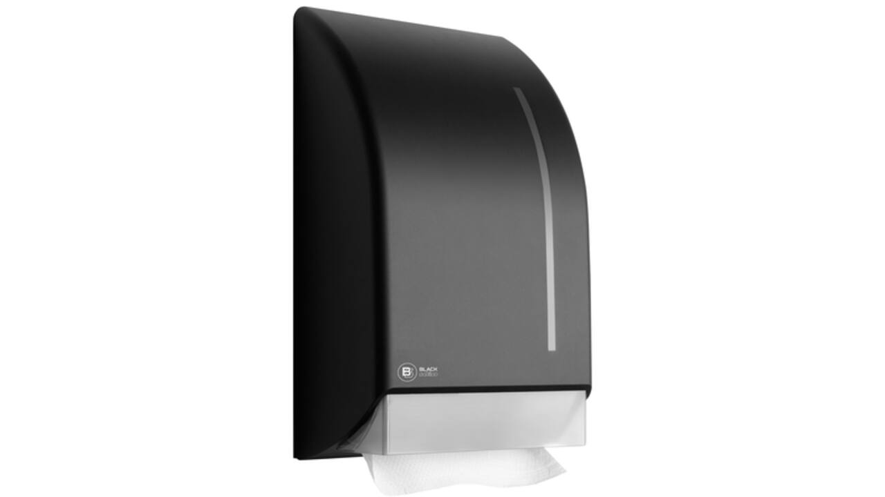 Handdoekdispenser BlackSatino PT30 zwart 331930