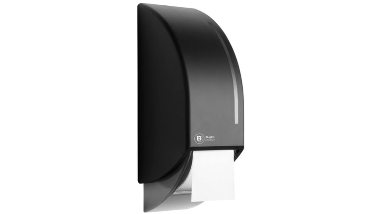 Toiletpapierdispenser BlackSatino CT10 zwart 331940