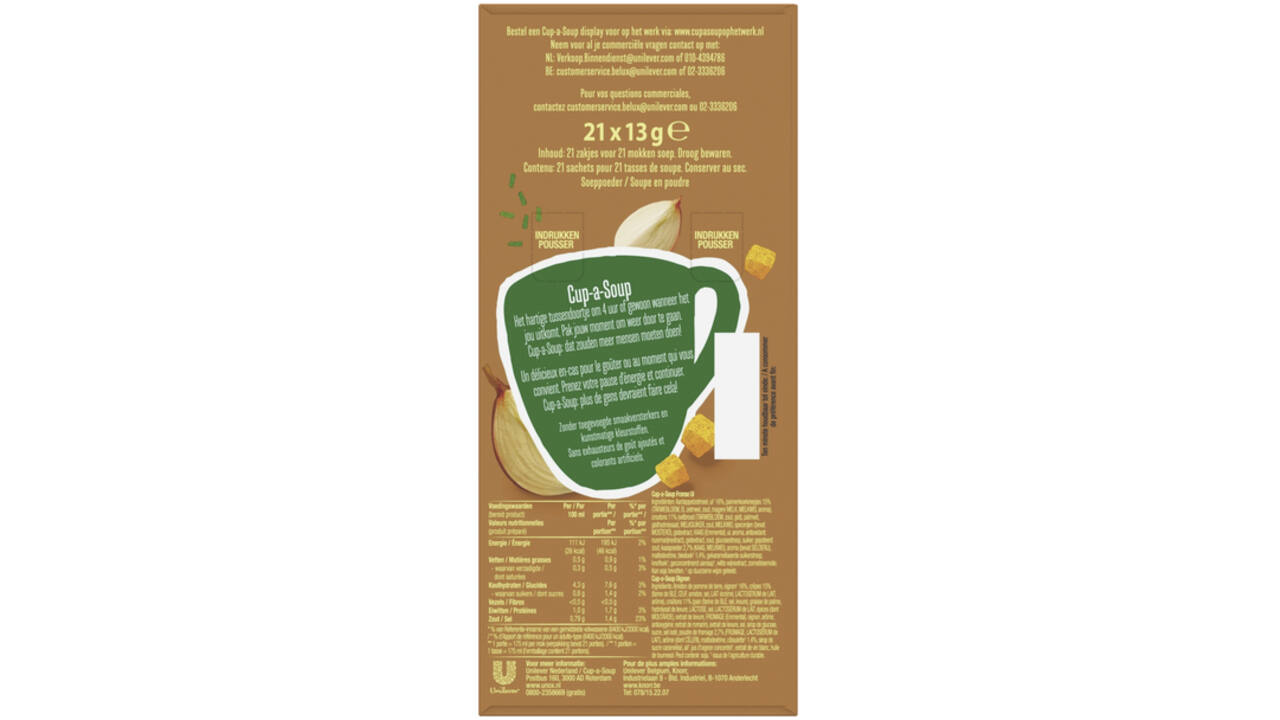 Cup-a-Soup Unox Franse ui 175ml