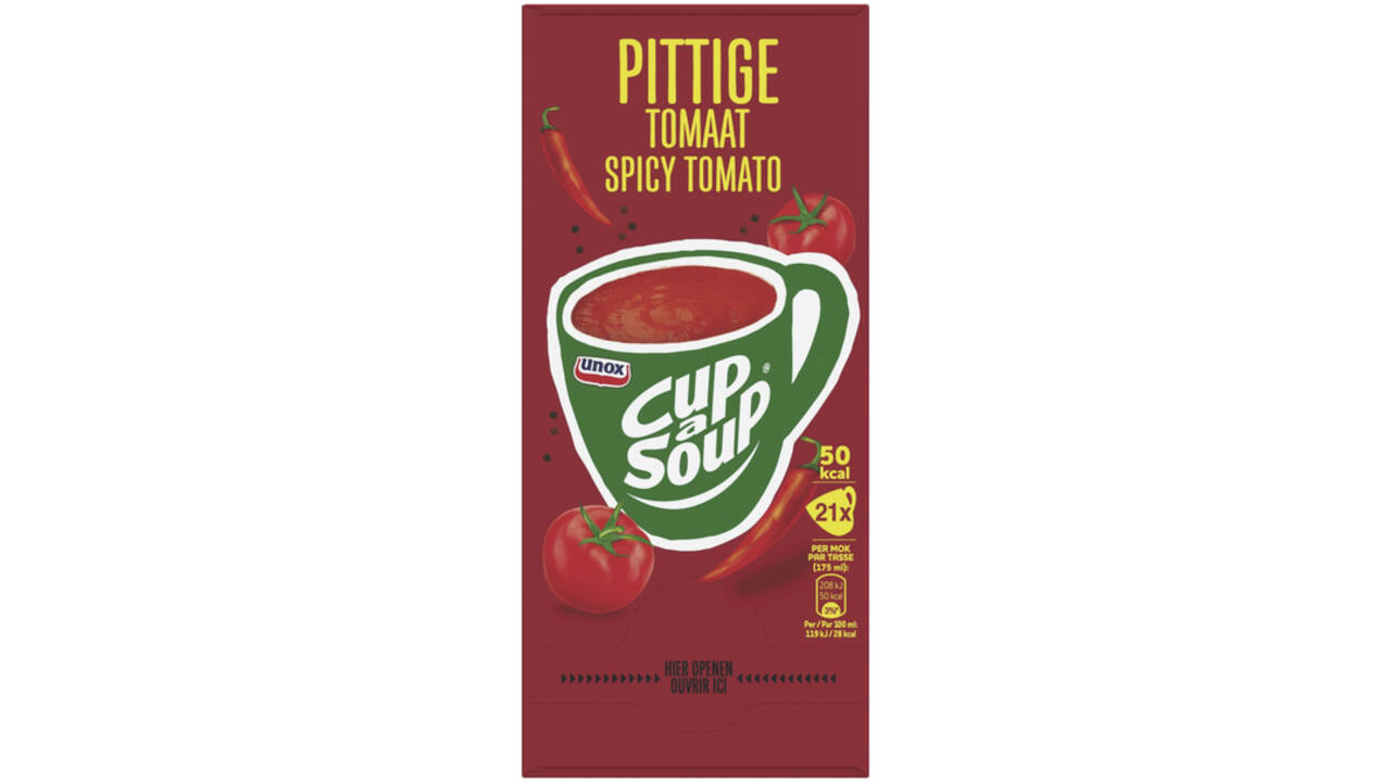 Cup-a-Soup Unox pittige tomaat 175ml