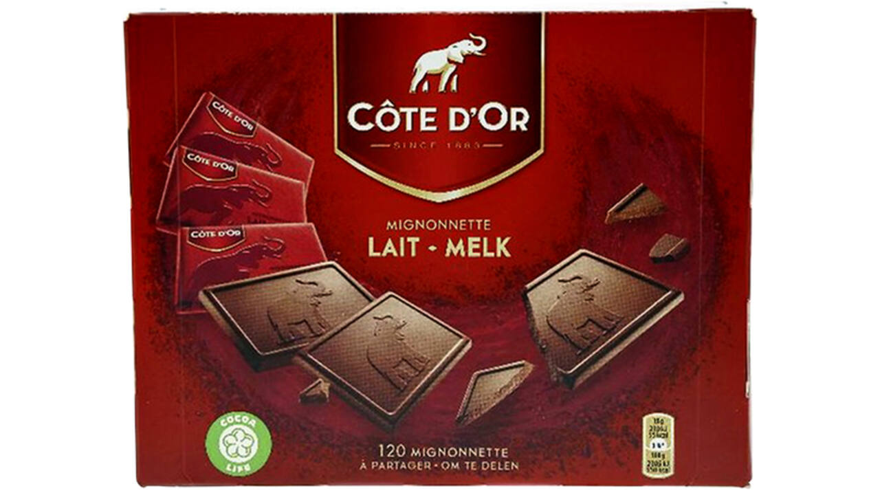 Chocolade Cote d'Or mignonnette melk 120x10 gram