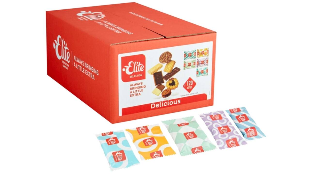 Koekjes Elite Selection Delicious mix 120 stuks