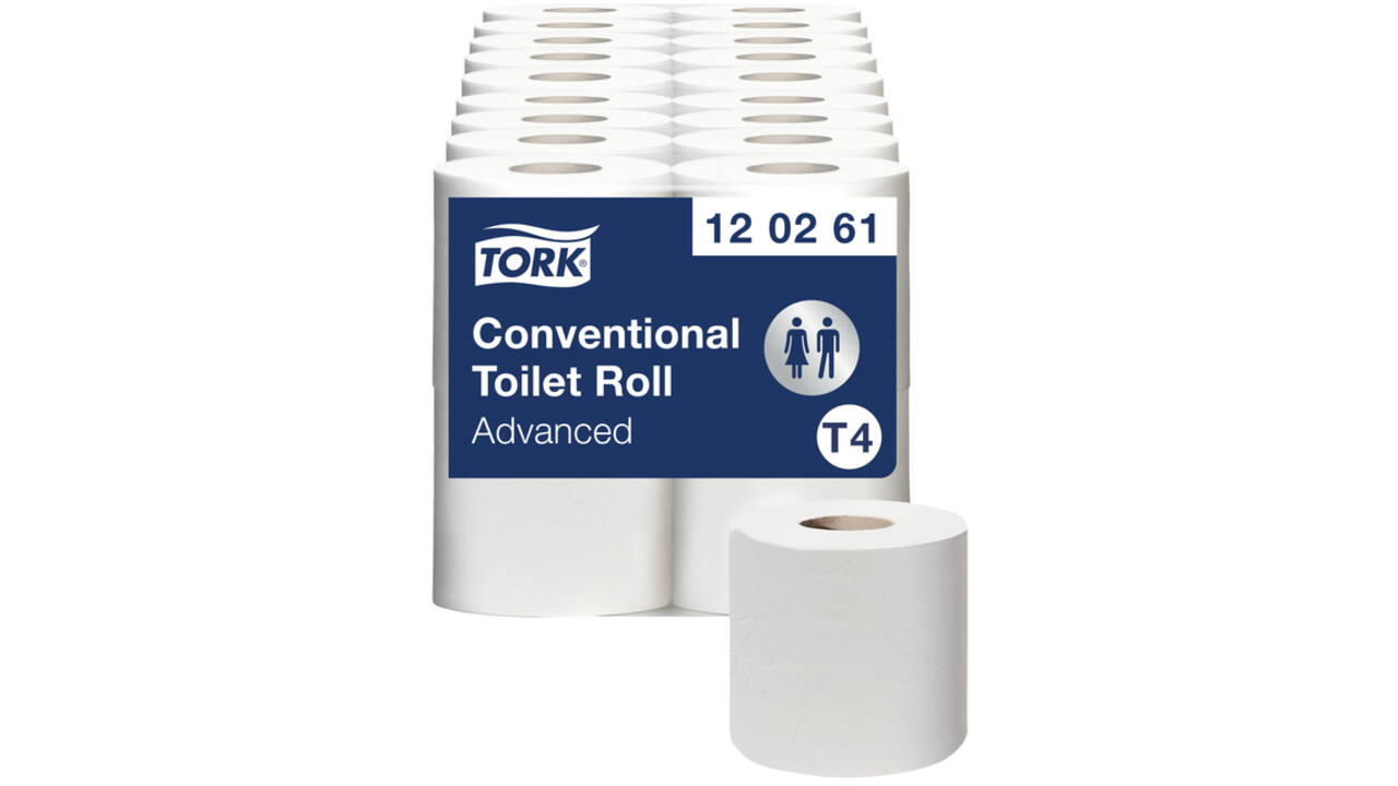 Toiletpapier Tork T4 Advanced 2-laags 493 vel wit 120261