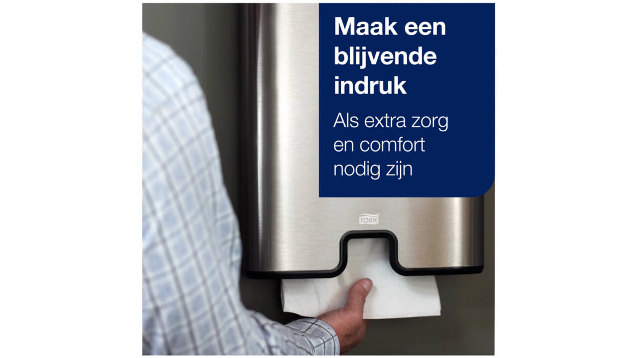 Handdoek Tork Xpress H2 multifold en 2-laags wit 100297