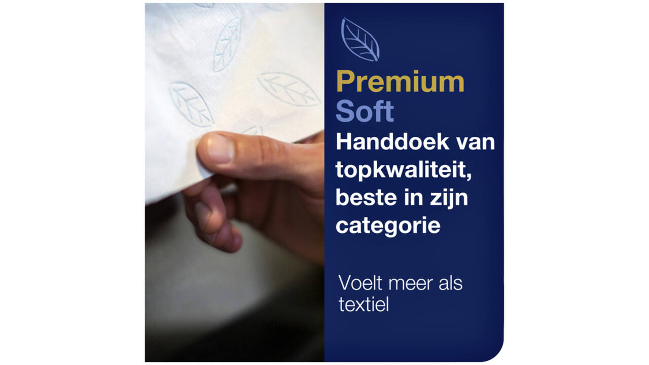 Handdoek Tork H2 multifold Premium kwaliteit 2 laags wit 100288