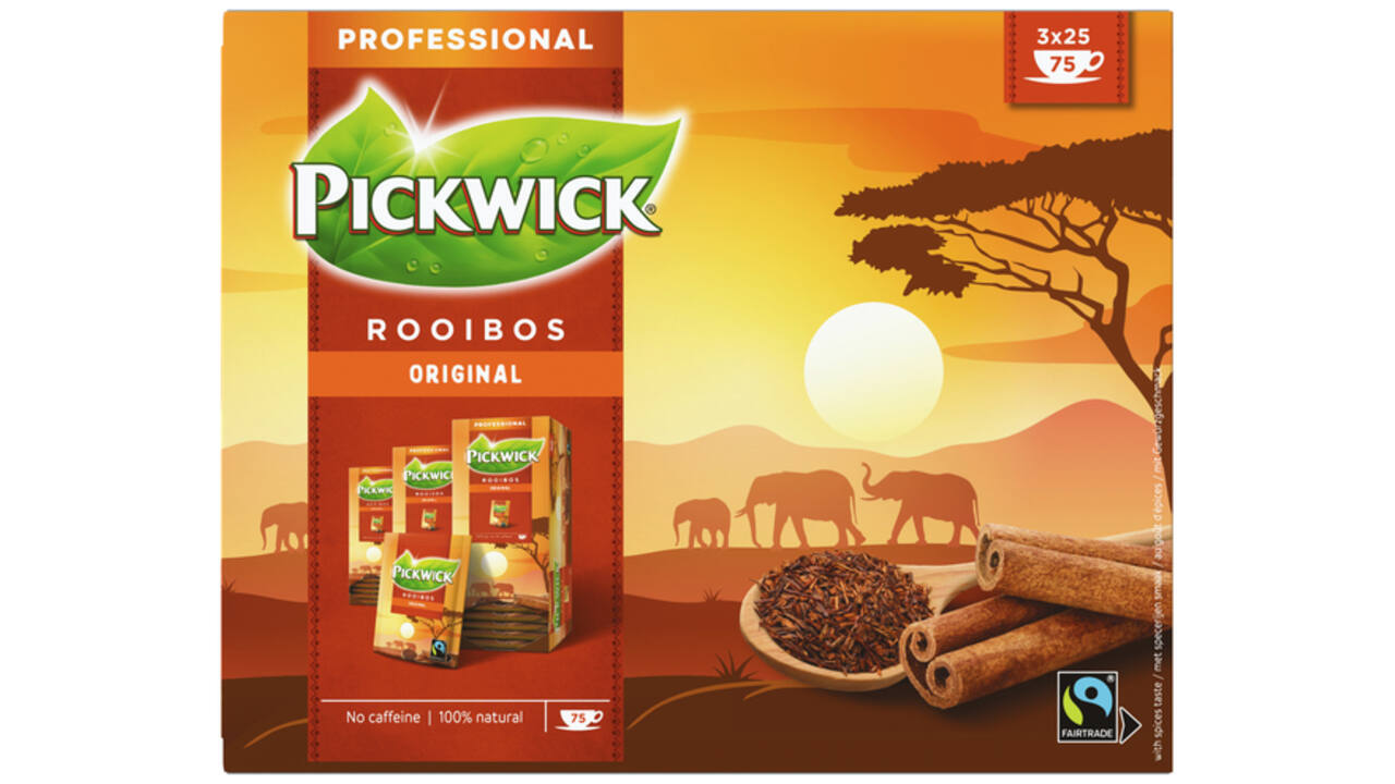 Thee Pickwick Fair Trade rooibos 25x1.5gr