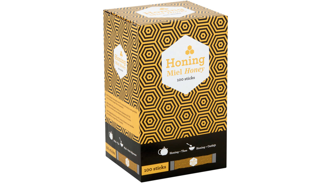 Honingsticks Van Oordt 100 stuks