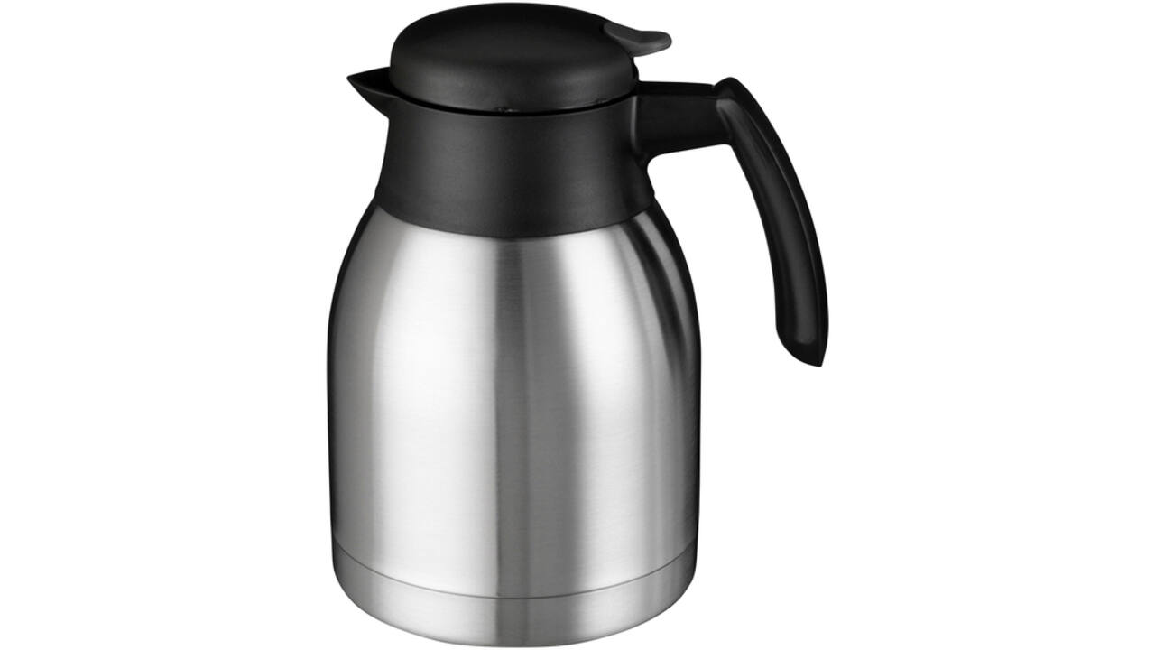 Thermoskan Bravilor dubbelwandig 1.5 liter RVS zwart