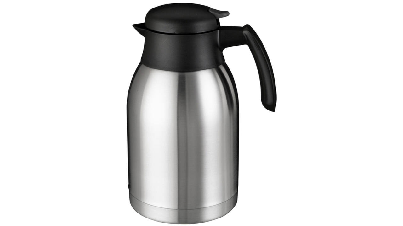 Thermoskan Bravilor dubbelwandig 2 liter RVS zwart