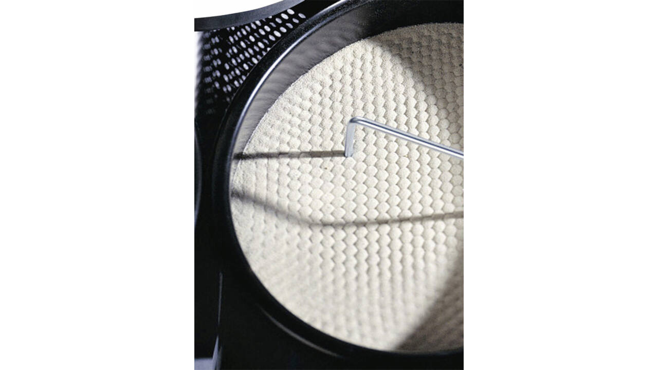 As-papierbak Durable 3373-23 rond RVS