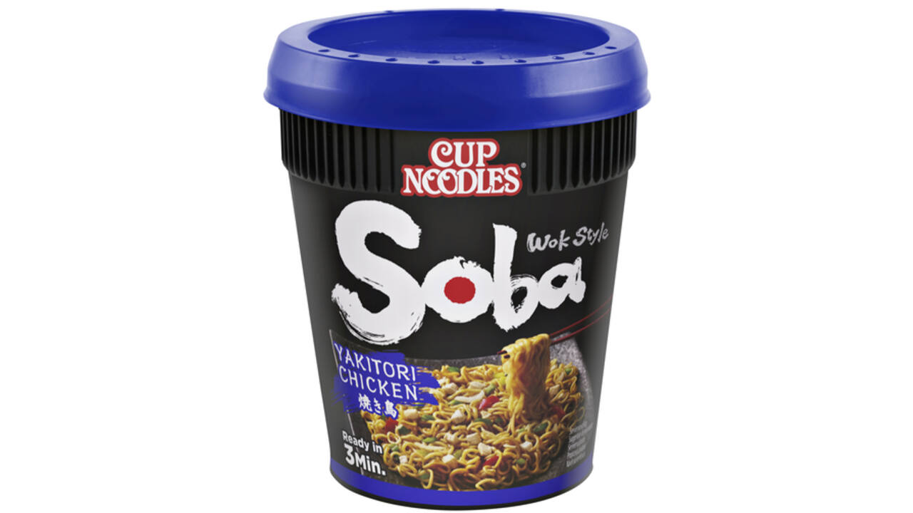 Noodles Nissin Soba yakitori cup