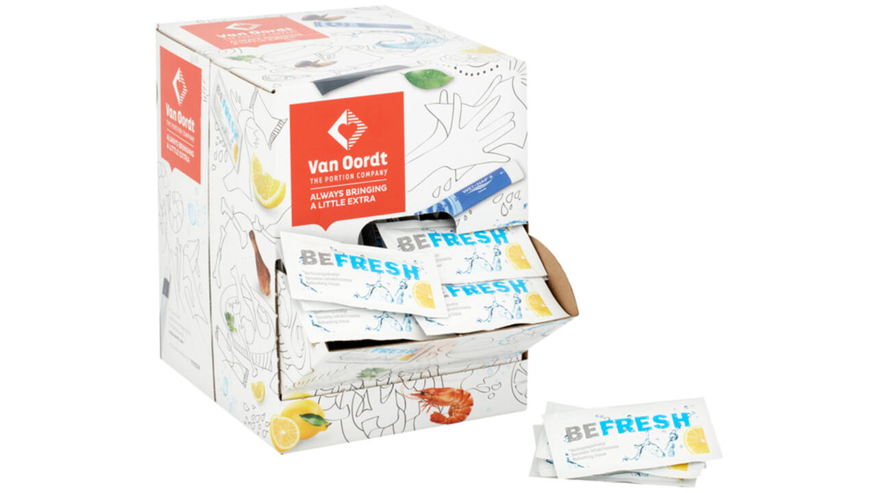 Verfrissingsdoekje van Oordt BeFresh citroen 240x1st