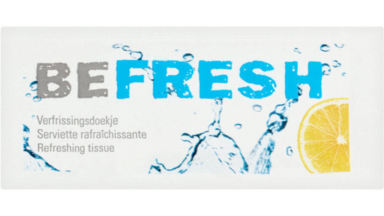 Verfrissingsdoekje van Oordt BeFresh citroen 240x1st