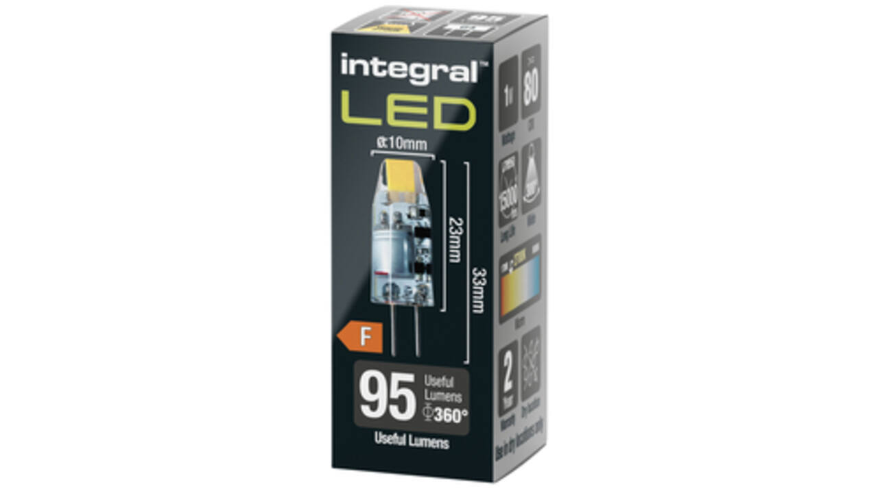 Ledlamp Integral GU4 2700K warm wit 1.1W 95lumen