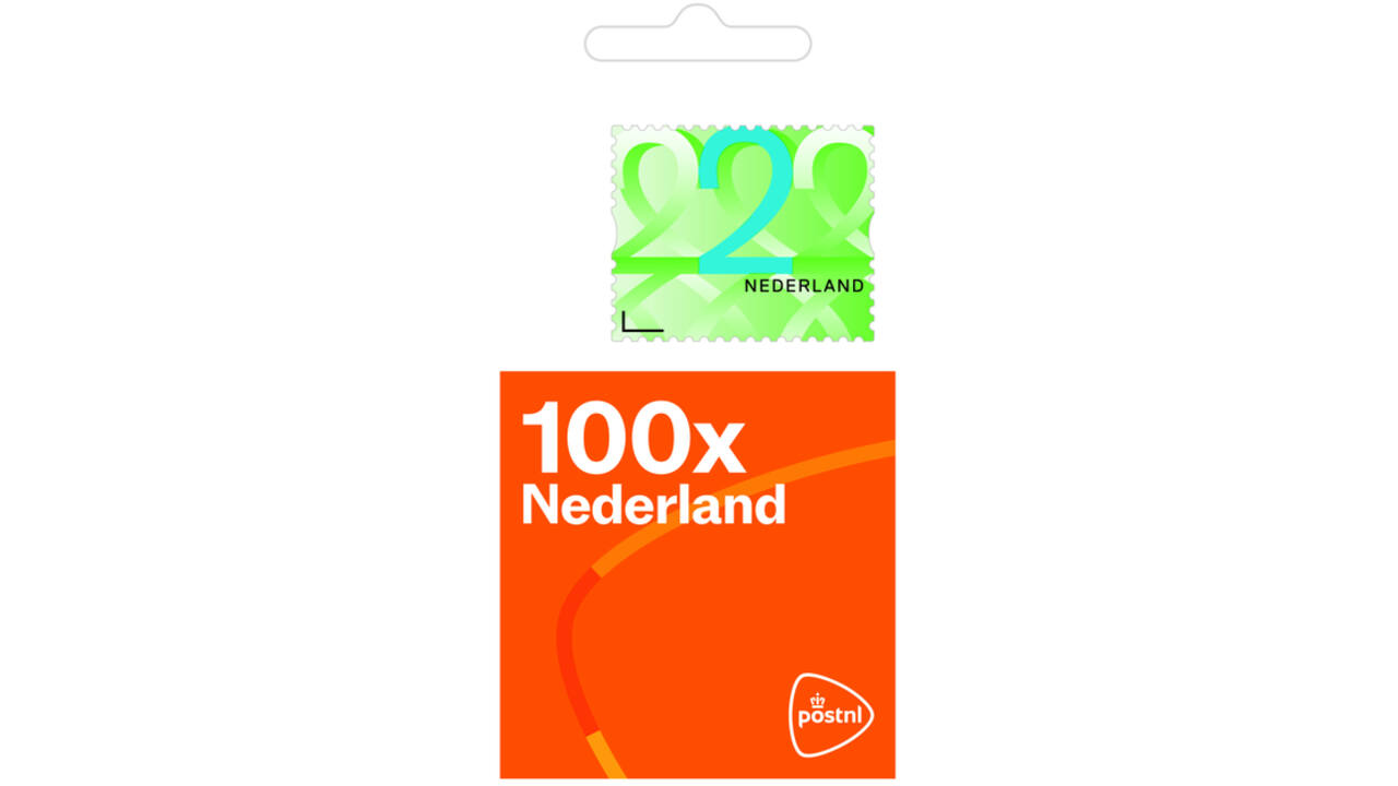Postzegel Nederland Waarde 2 zelfklevend rol à 100 stuks
