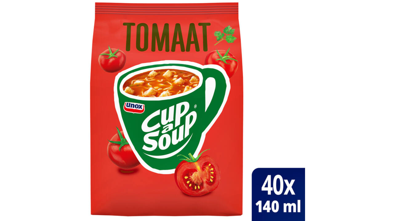Cup-a-Soup Unox machinezak tomaat 140ml