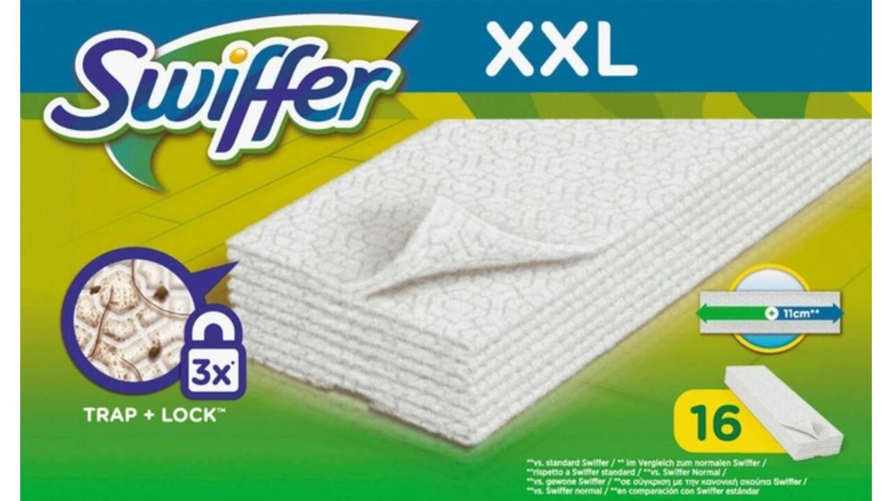 Swiffer navulling XXL met 16 droge doekjes
