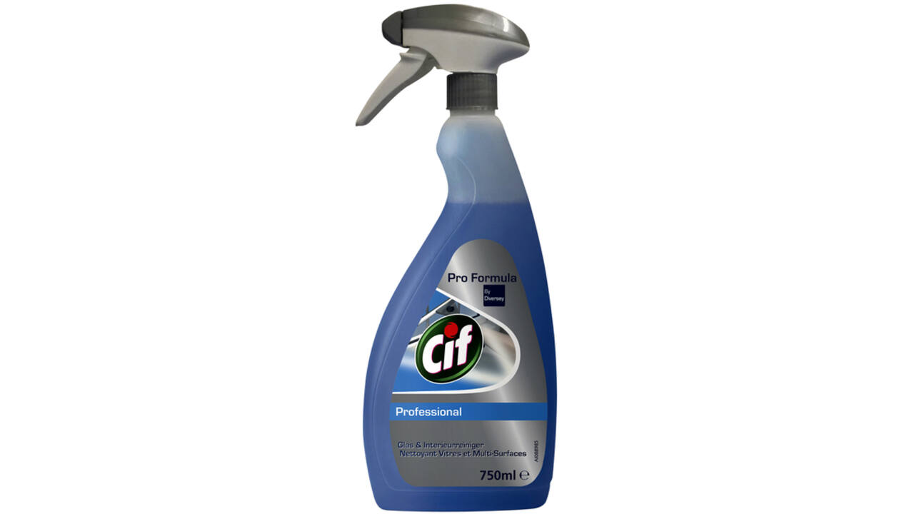 Glas- en interieurreiniger Cif professional spray 750ml
