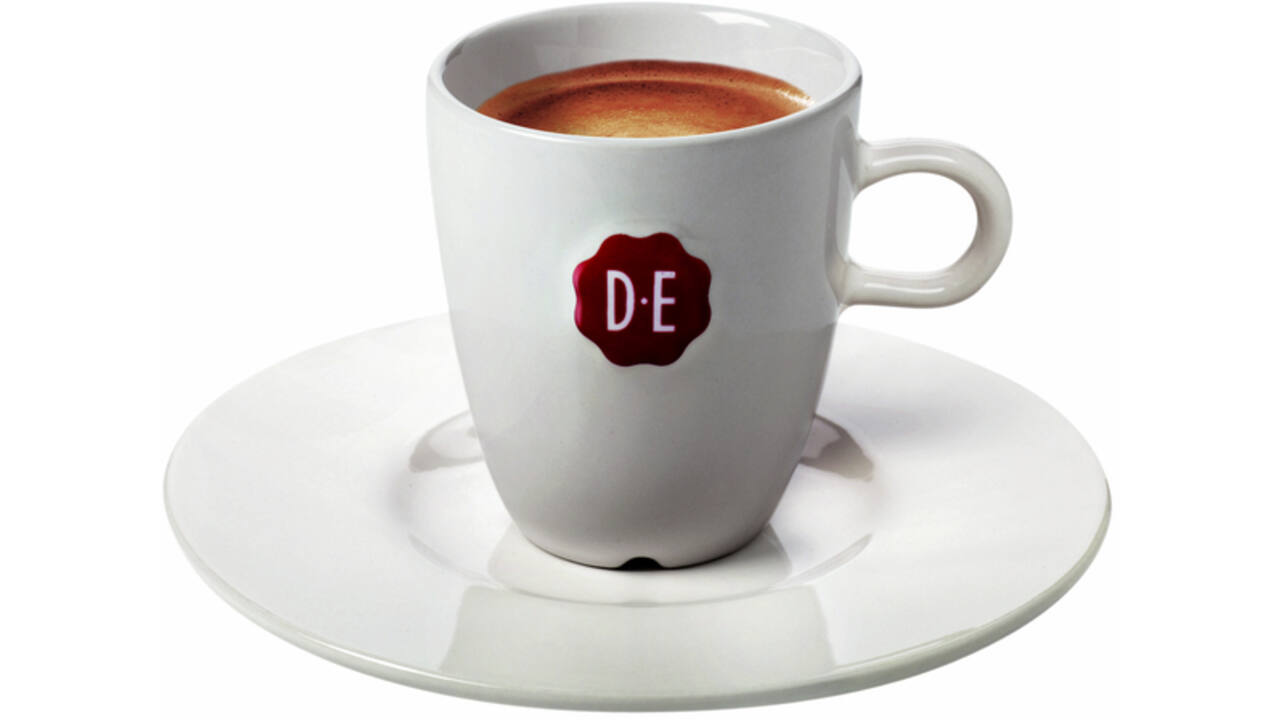 Schotel Douwe Egberts espresso wit