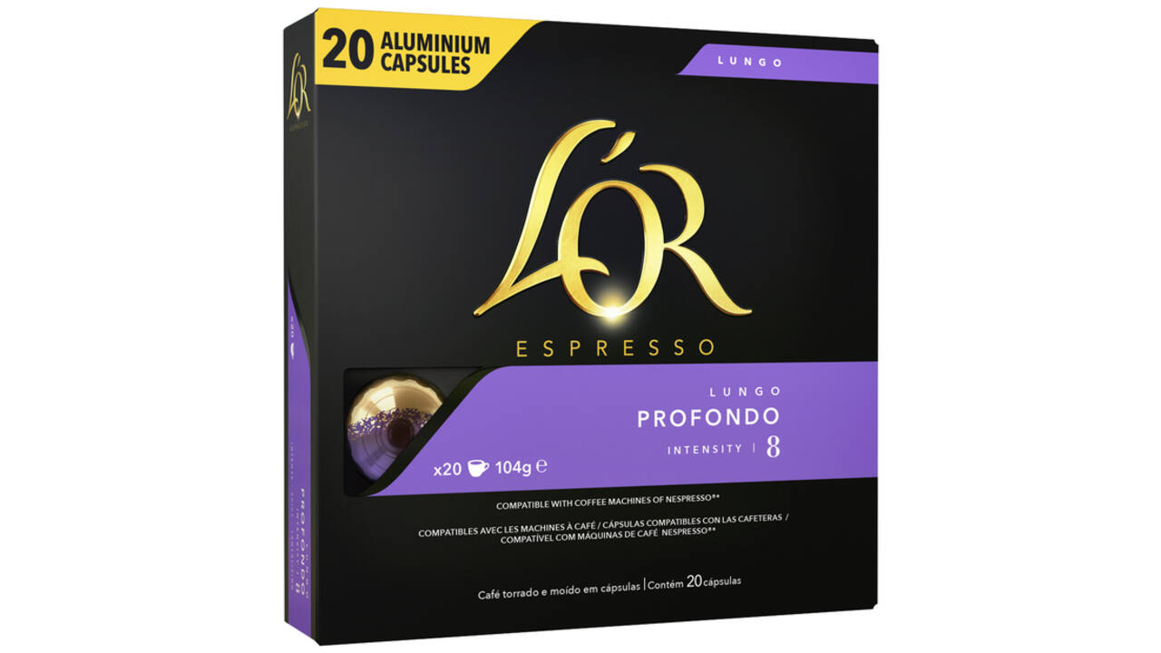 Koffiecups L'Or espresso Lungo Profondo 20 stuks