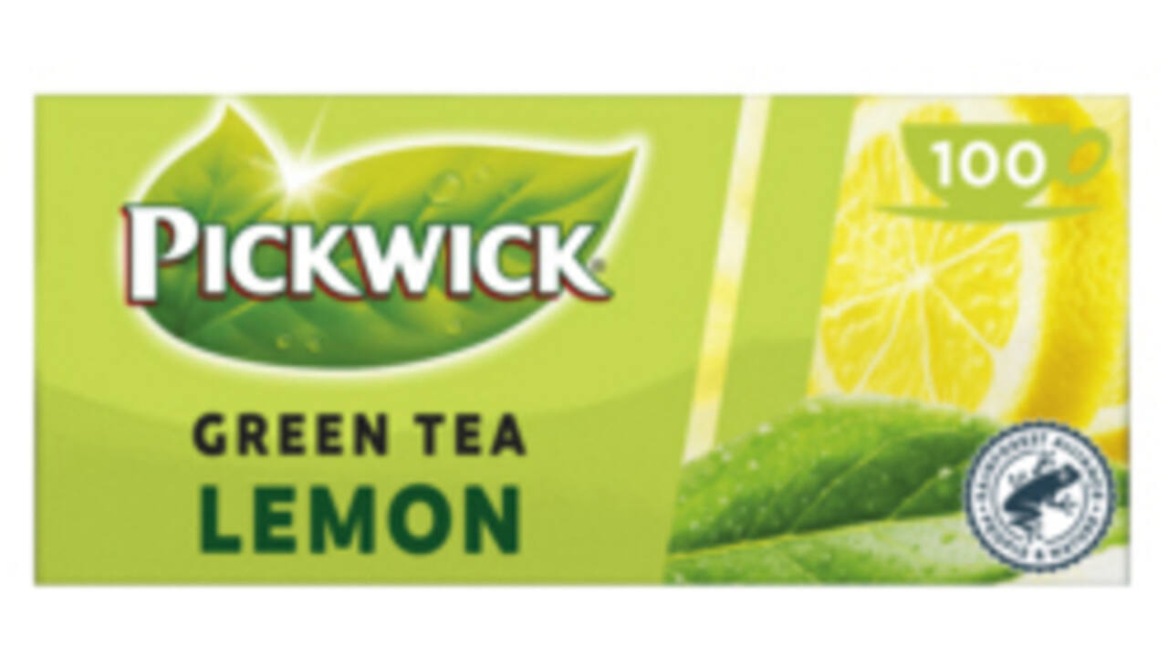 Thee Pickwick green original lemon 100x2gr
