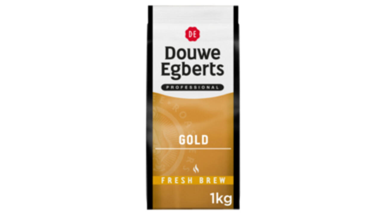 Koffie Douwe Egberts Fresh Brew Gold voor automaten 1kg
