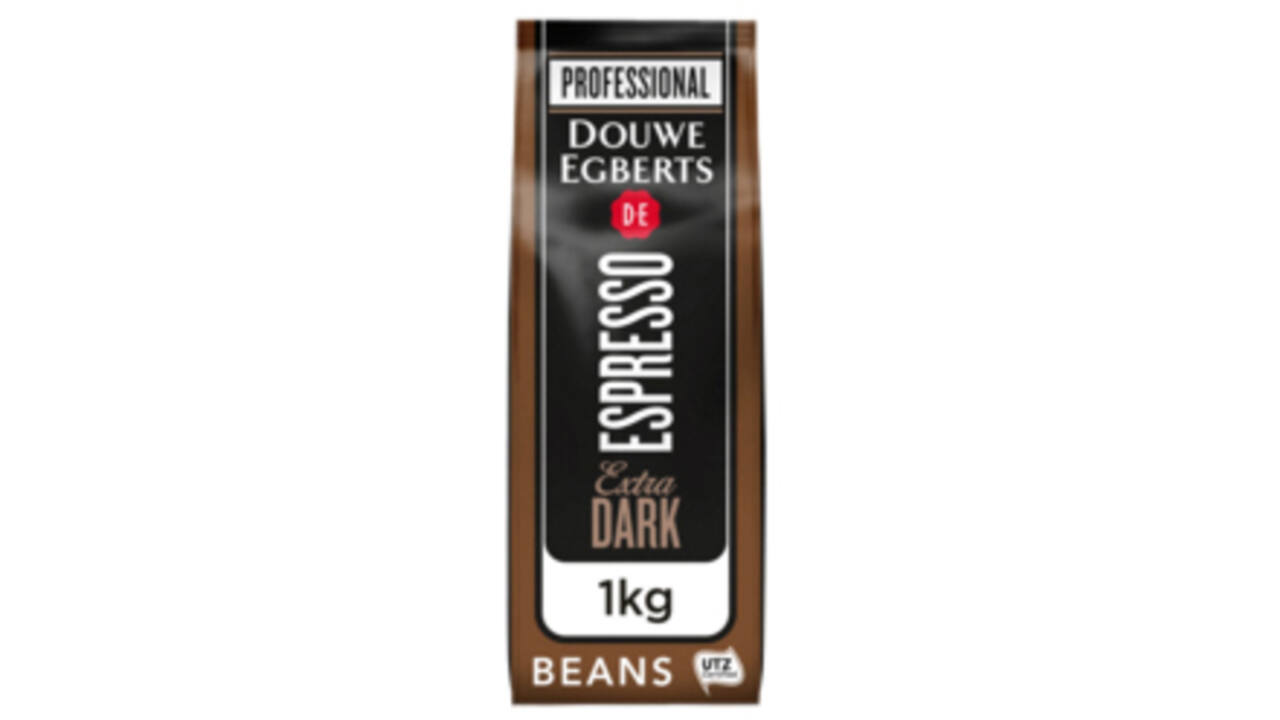 Koffie Douwe Egberts espresso bonen extra dark roast 1kg