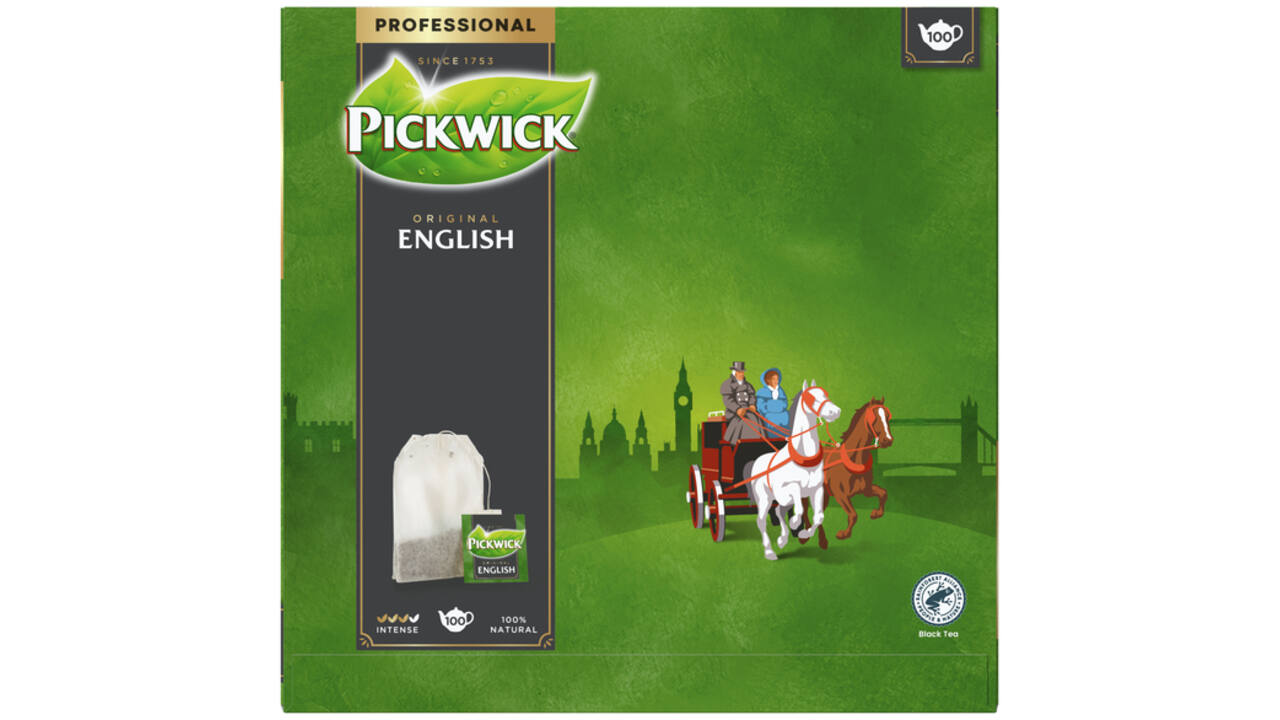 Thee Pickwick engelse melange 100x4gr zonder envelop