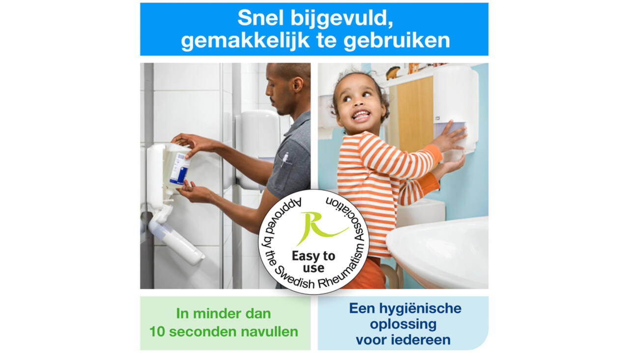 Handzeep Tork S1 Premium vloeibaar ongeparfumeerd 1000ml 420810