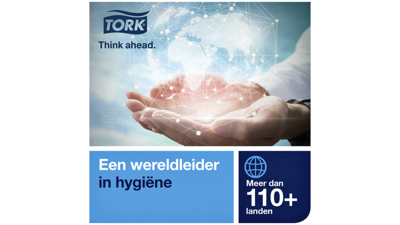 Handdoekdispenser Tork H3 Elevation C-vouw en Z-vouw wit 553000