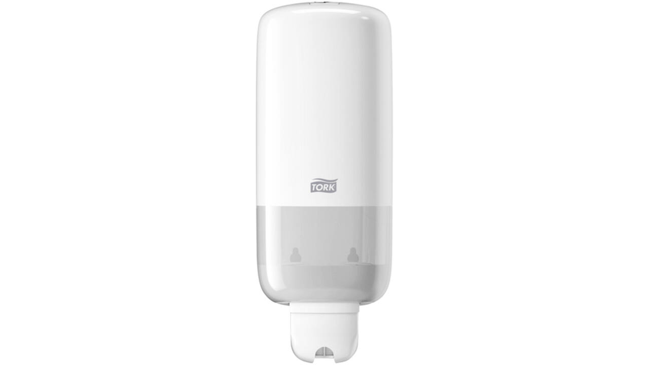 Zeepdispenser Tork S11 Elevation vloeibare en sprayzeep hygienisch wit 560000