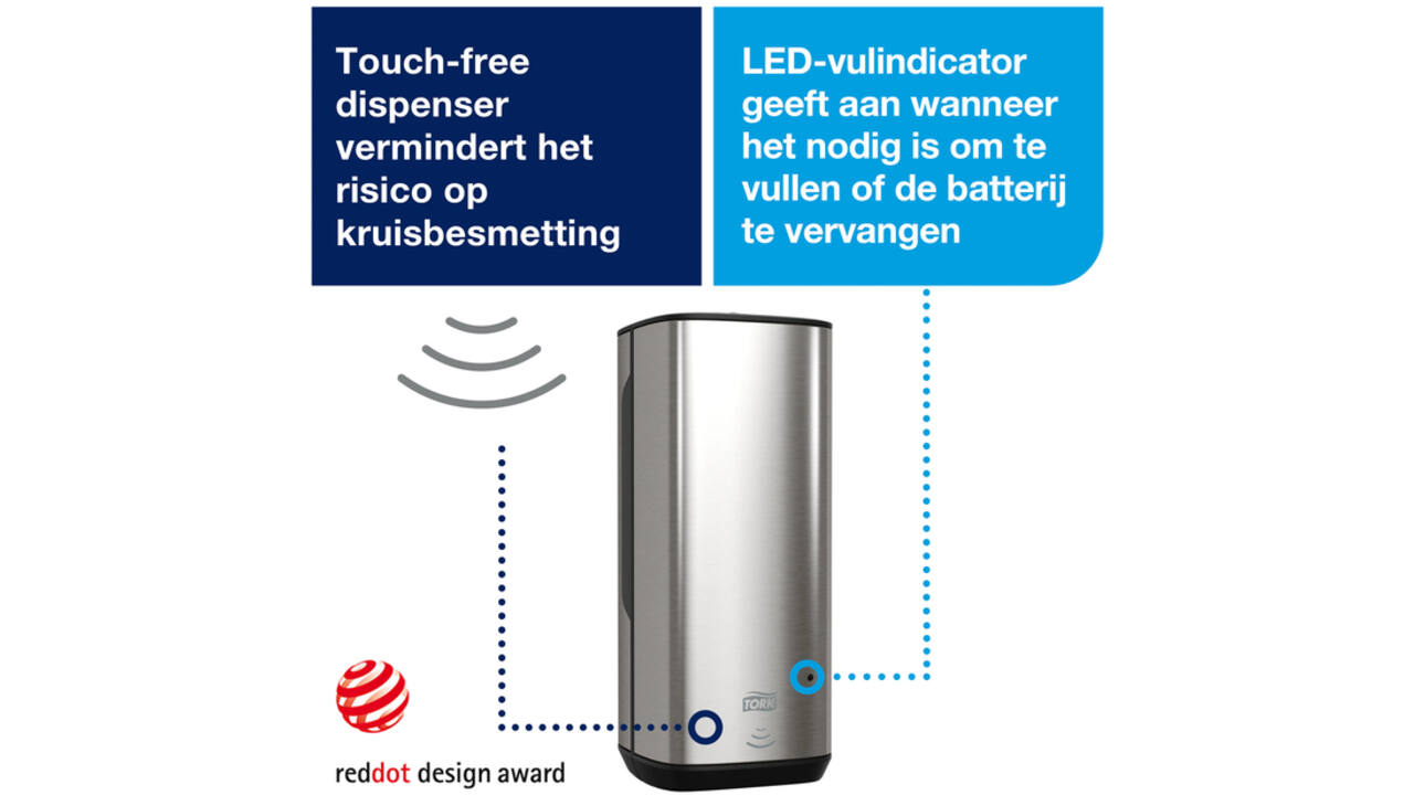 Zeepdispenser Tork image lijn S4 Intuition Sensor rvs 460009