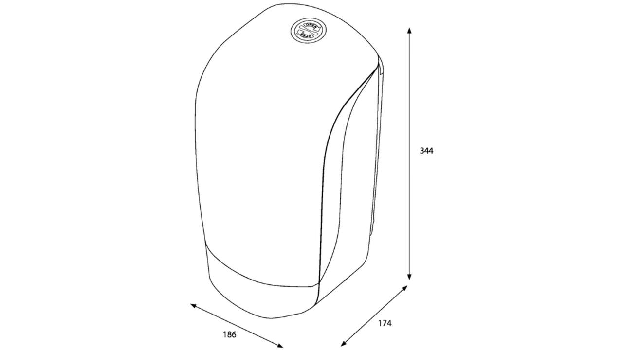 Dispenser Katrin 90106 centerfeed S wit
