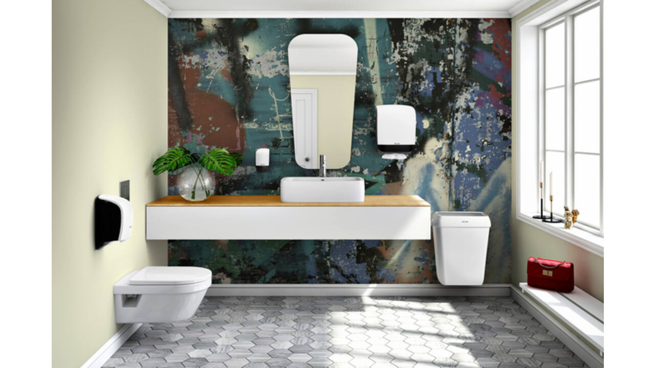 Afvalbak Katrin 91912 50liter wit