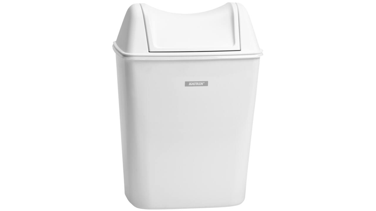 Afvalbak Katrin 91851 dameshygiene 8liter wit