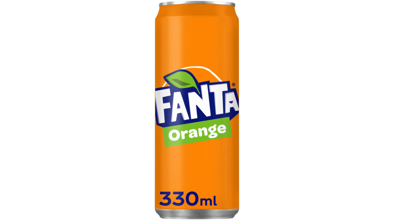 Frisdrank Fanta orange blik 330ml