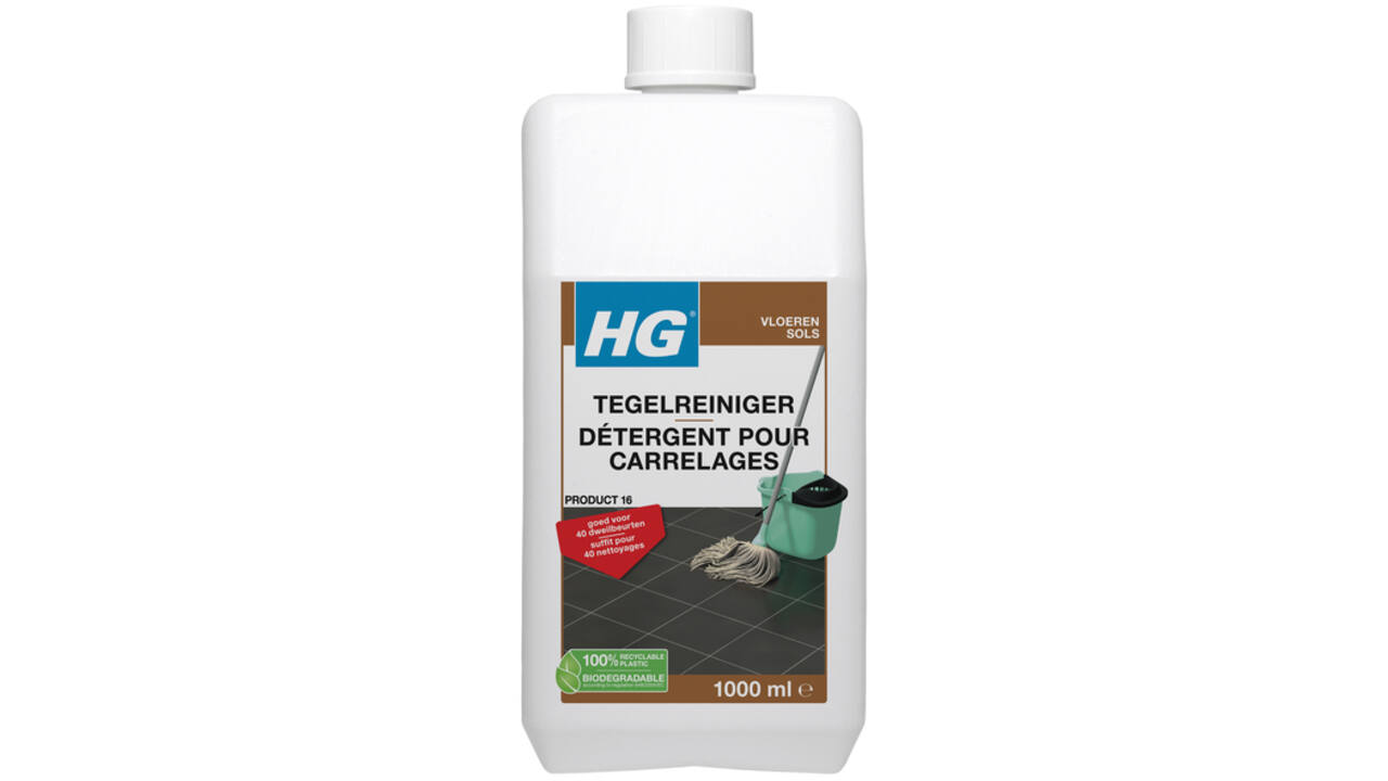 Vloerreiniger HG voor tegelvloeren 1l