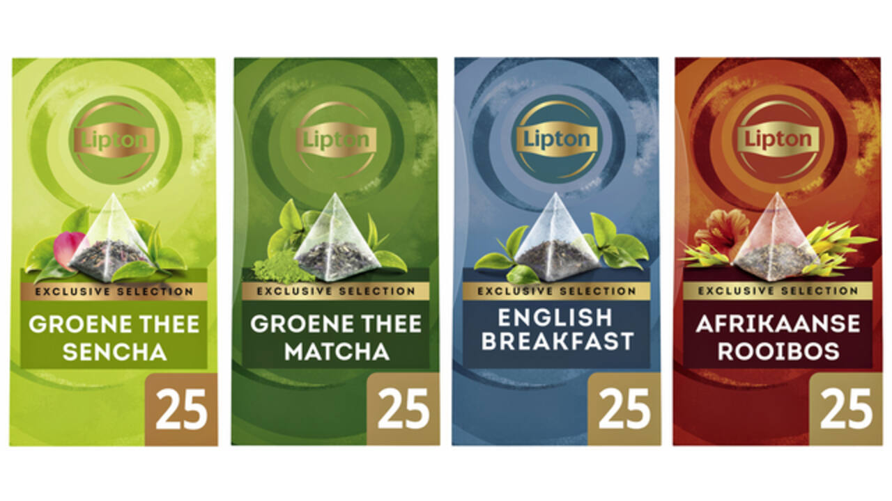 Thee Lipton Exclusive subtiele munt 25x2gr