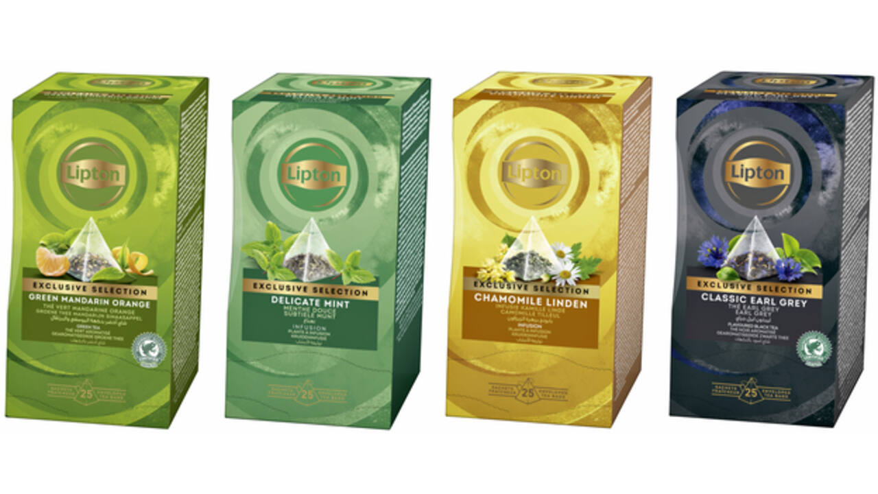Thee Lipton Exclusive subtiele munt 25x2gr