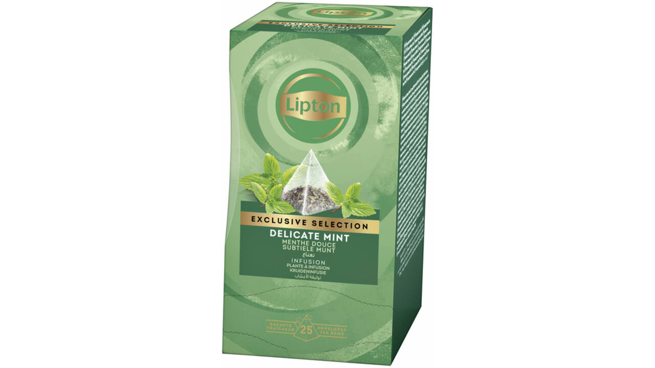 Thee Lipton Exclusive subtiele munt 25x2gr