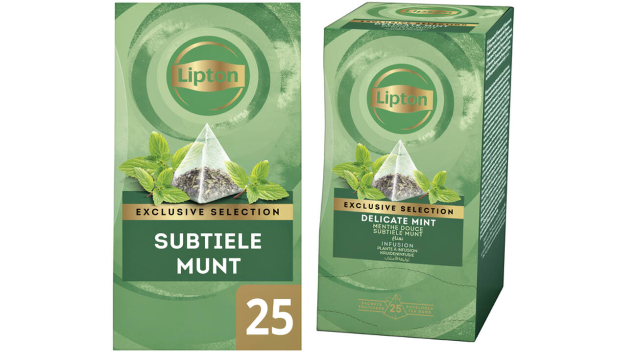 Thee Lipton Exclusive subtiele munt 25x2gr
