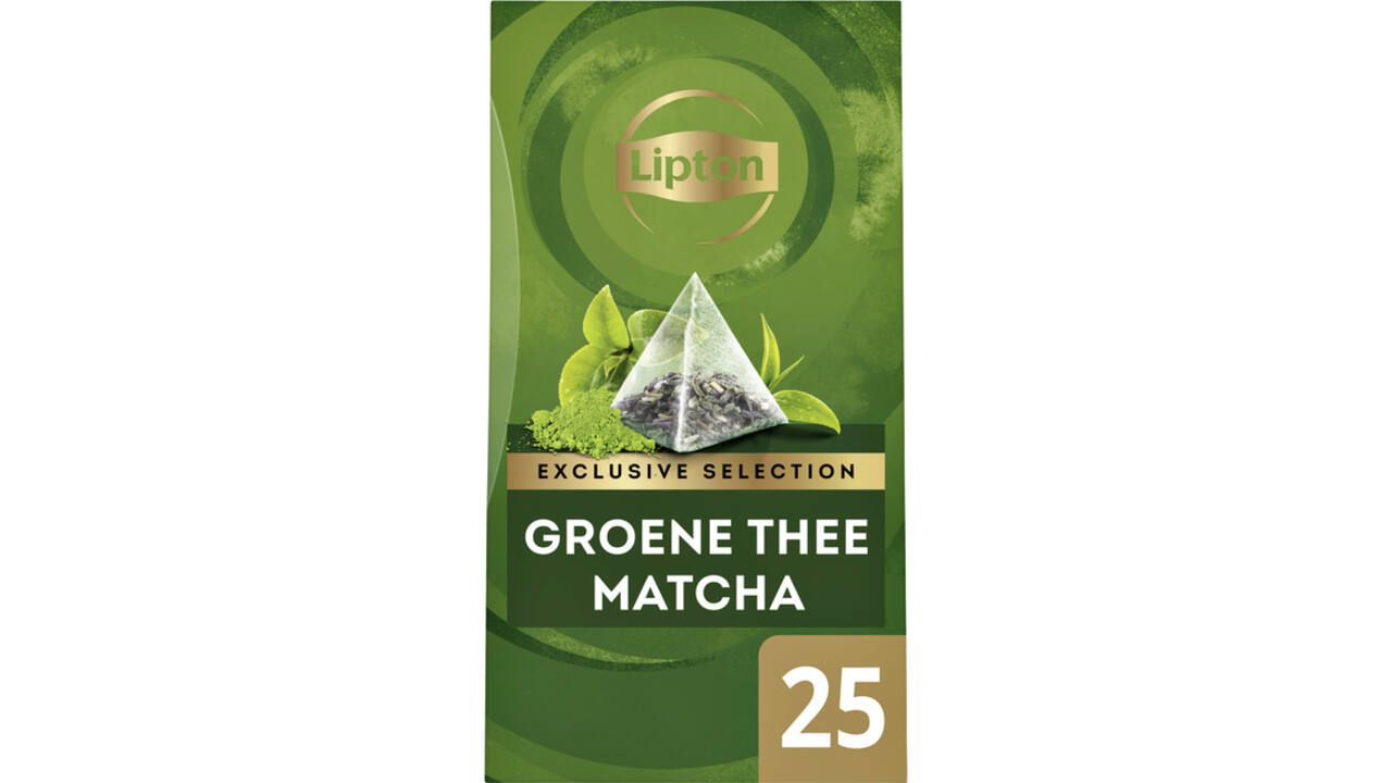 Thee Lipton Exclusive groene thee matcha 25x2gr