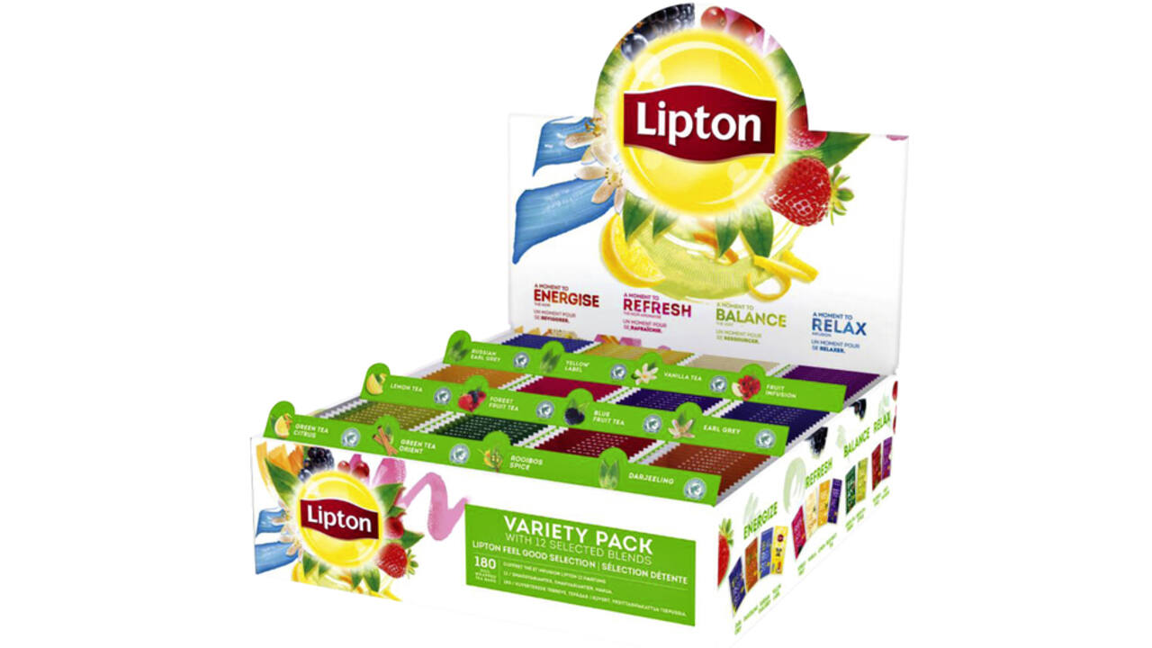 Thee Lipton assortimentsbox 12x15stuks