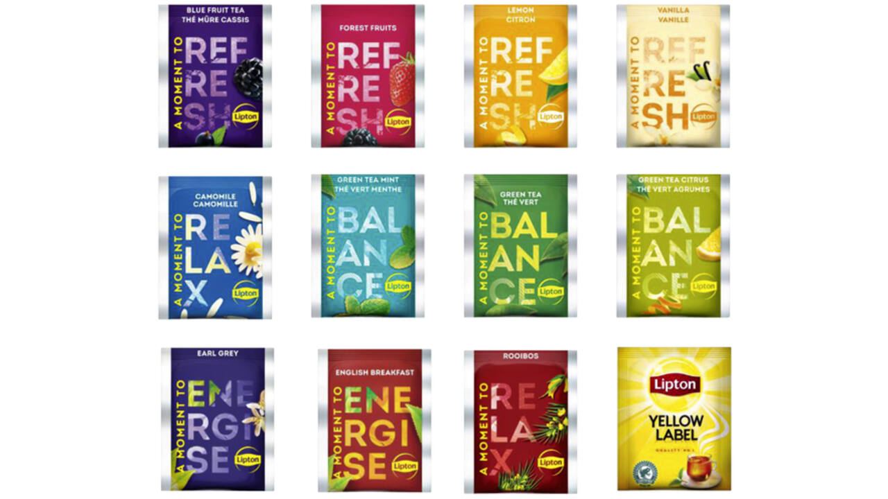 Thee Lipton assortimentsbox 12x15stuks
