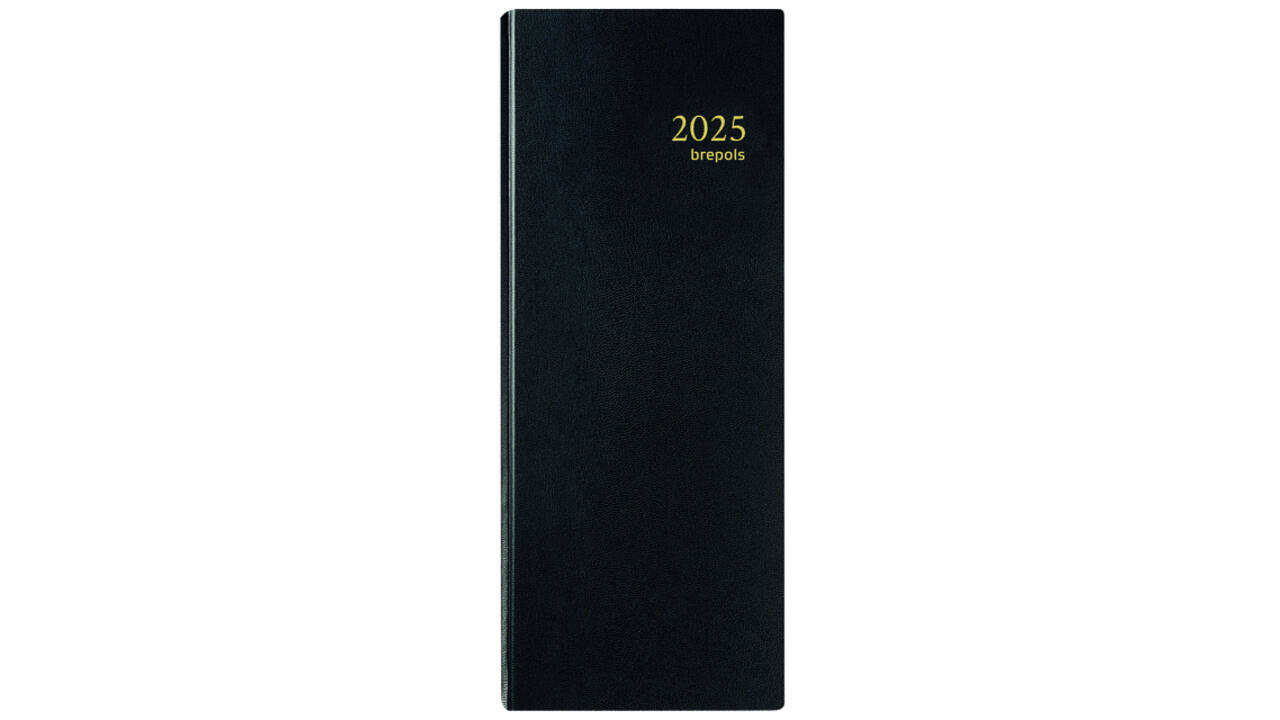 Agenda 2027 Brepols Saturnus Lima 1dag/1pagina zwart