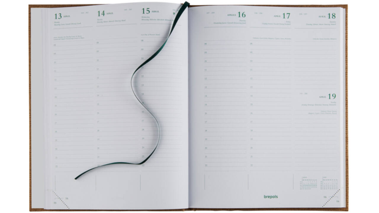 Agenda 2027 Brepols Ecotiming Kazar 7dagen/2pagina's assorti