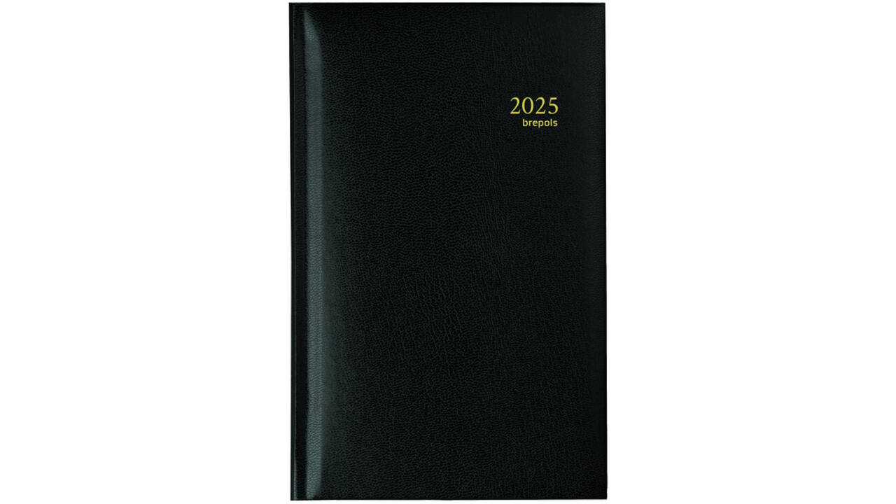 Agenda 2027 Brepols Interplan Lima 7dagen/2pagina's zwart